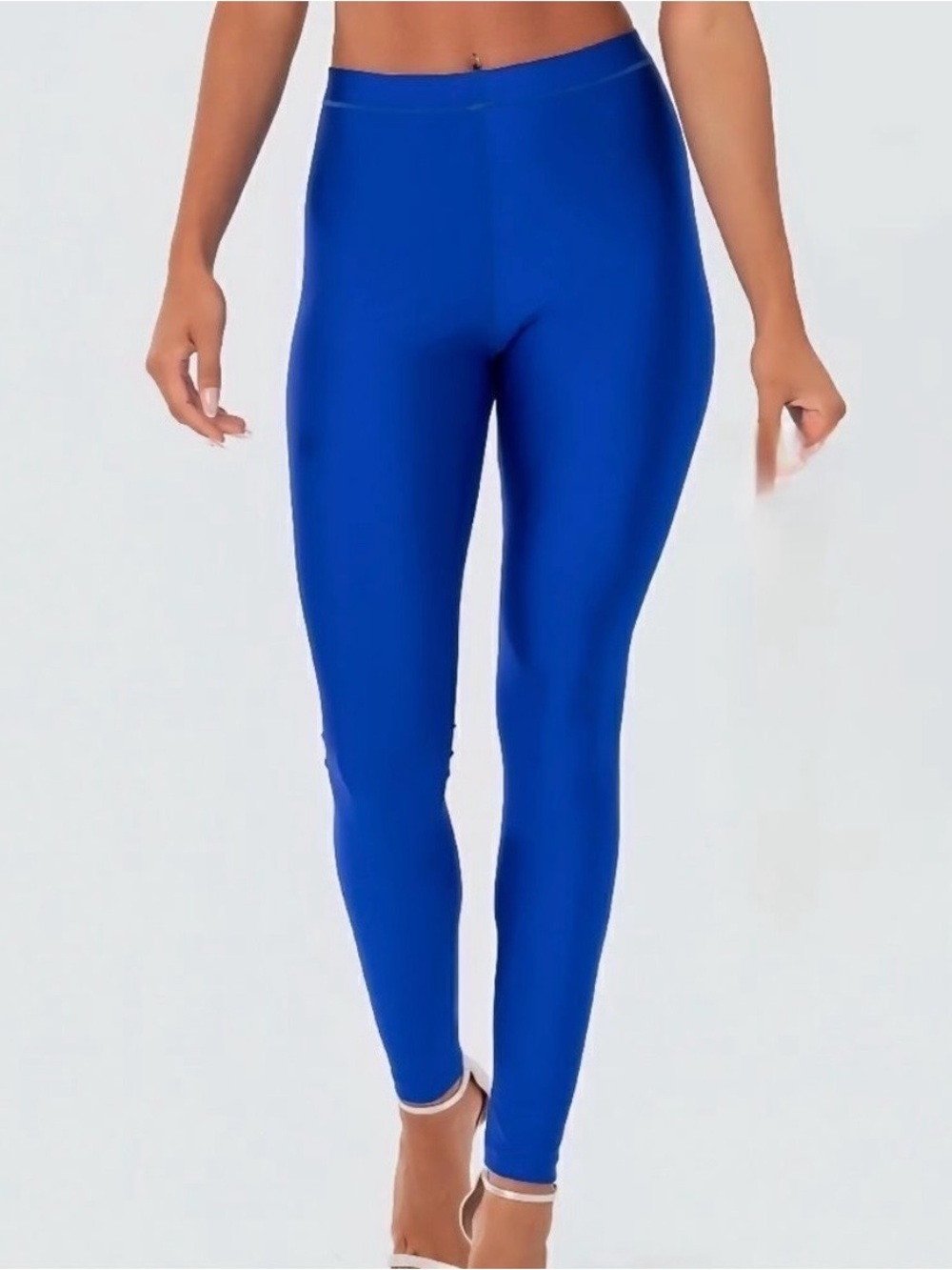 PINK Victoria's Secret Electric Blue High-Waist Stretch Leggings
